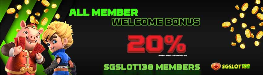 Bonus New Member 20%